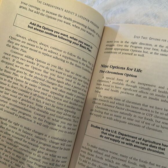 Cookbook Paperback Carbohydrate Addict’s Lifespan Program  Heller - Picture 11 of 12